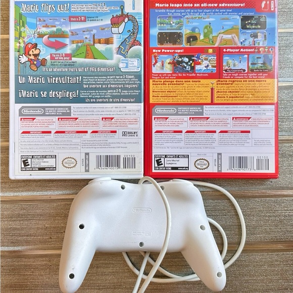 Super Mario Bros bundle for Wii and remote - Picture 2 of 3